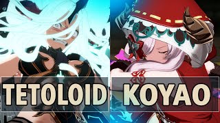 GBVSR:🔥tetoloid (Versusia) Vs Koyao (Narmaya B.Butterfly)🔥| High Level Gameplay.