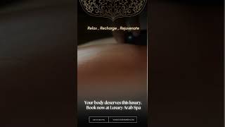 Unwind with the ultimate Full Body Hot Stone Massage at Luxury Arab Spa! ✨