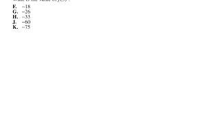 Evaluating Functions ACT Math Help