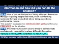 human resources hr manager interview questions u0026 answers how to pass an hr manager interview