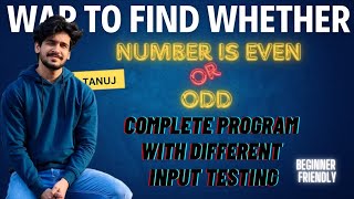 Java Program To Check Even Or Odd | Simple & Easy Explanation For Beginners #java #evenodd