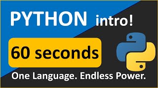 Python in 60 Seconds ⚡ Why Everyone Is Learning It
