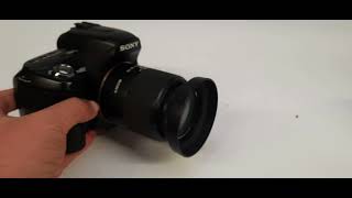 Sony Alpha a450 How to Change Language