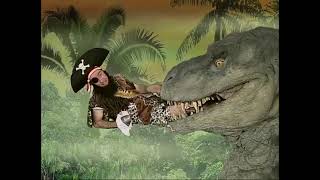 SpongeBob - Patchy The Pirate And The T-Rex Dinosaur (SpongeBob B.C.)