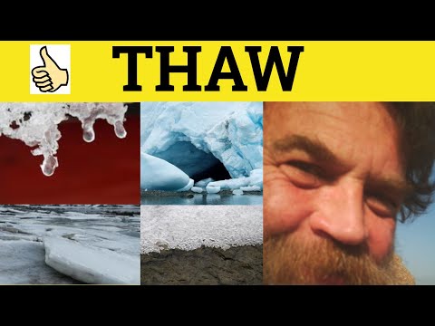 What does thaw mean in sentence?