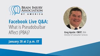 Pseudobulbar Affect PBA Q\u0026A W/ Greg Ayotte