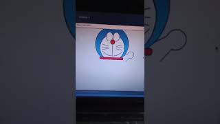#python turtle draw Doraemon #python 3 #vs code