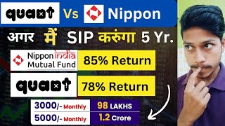 Best of Best Quant \u0026 Nippon Small Cap SIP Mutual Funds for long term investment 2025