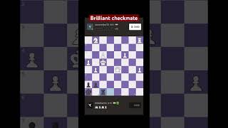 Brilliant checkmate #viral #chess #shorts #brilliantmove