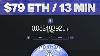 FREE CRYPTO 2023 - Earn $79 ETHEREUM Every 13 Minutes (NO INVESTMENT)