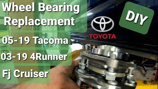 2005-2019 Tacoma Wheel Bearing Replacement Toyota Front Hub Assembly