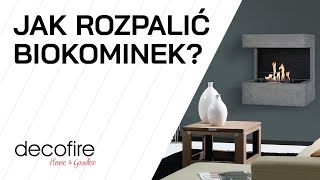 🕯️ Jak rozpalić biokominek? I DECOFIRE