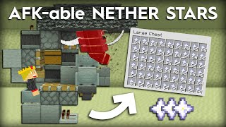 Minecraft Wither/Nether Stars Farm - 90+ Per Hour