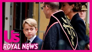 Prince George & Princess Charlotte Walked Before Prince Harry & Meghan Markle at The Queen's Funeral