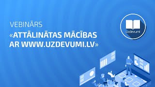 Attālinātas mācības ar www.uzdevumi.lv