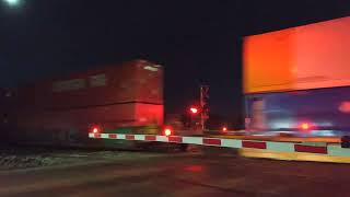 Unique Railroad Crossing Setup At Plessis Rd With CP Intermodal