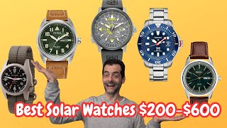 Best Solar Watches from $200 to $600