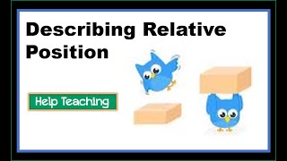 Describing Relative Position | Math Lesson for Kids