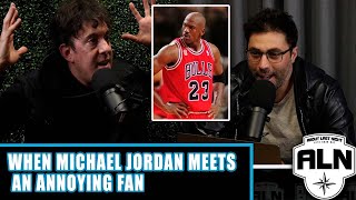 When Michael Jordan Meets an Annoying Fan - Jonathan Kite | About Last Night Podcast with Adam Ray