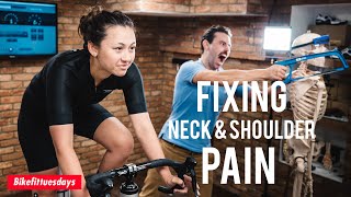 How to FIX Neck and Shoulder Pain on the Bike - BikeFitTuesdays