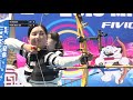 ha siyeon v park seon jin – recurve women’s gold macau open 2019