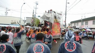 2019年 半田市岩滑 西組御福車（岩滑中町交差点大回転）