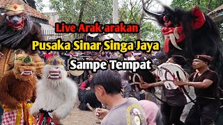 LINGKUNG SENI PUSAKA SINAR SINGA JAYA!! PENTAS DI SUKAJADI!! ARAK ARAKAN SAMPE TEMPAT