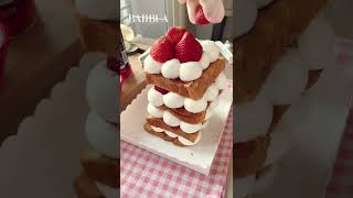 🎂🍓🧸 easy cake from bread