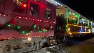 #Christmas #Train is Coming So Exciting Santa Claus Cruz Big Trees Railroad Narrow Gauge #raillroad