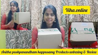 viha.online    ~Anitha pushpavanam kuppusamy products Unboxing and review