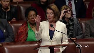 Nancy Pelosi ends record-breaking speech on House floor