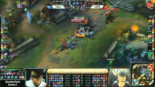 HKE vs. MSE - Game 2 - Round 1 - LMS Summer Playoffs 2015 (English)