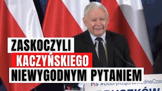 KACZYŃSKI I NIEWYGODNE PYTANIE. CO ODPOWIEDZIAŁ?