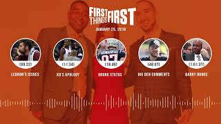 First Things First audio podcast(1.25.18) Cris Carter, Nick Wright, Jenna Wolfe | FIRST THINGS FIRST