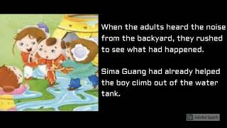 Chinese Folk Story - Sima Guang Broke the Tank to Save His Friend