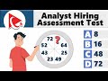 How to Pass Analyst Pre-Employment Assessment Test: Questions with Answers & Solutions!