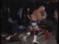 hardcore holly breaks glass cup on al snow