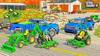 STARTING A $1,000,000 MOWING BUSINESS! (NEW MOWERS, TRUCKS, TRAILERS, SHOP) | FS