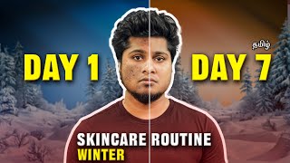 Get Clear \u0026 Bright Skin In Just 7 Days (Winter Skincare Routine) | Saran Lifestyle