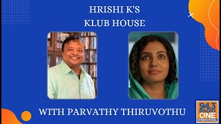 Hrishi K's Klub House Ft. Parvathy Thiruvothu on Maniratnam's Navarasa | Netflix | Radio One