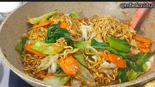 Mie Goreng  Tanpa Minyak Bisa Seenak Ini