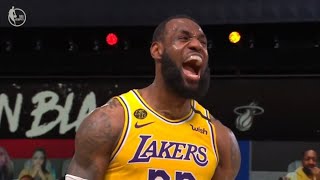 LeBron James was Celebrating After AD Hits Clutch 3pointer | Lakers vs Heat Game 4 | NBA Finals 2020