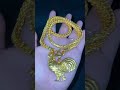 ខ្សែកផ្កាត្នោត45ជី beautiful necklace gold24k howto how