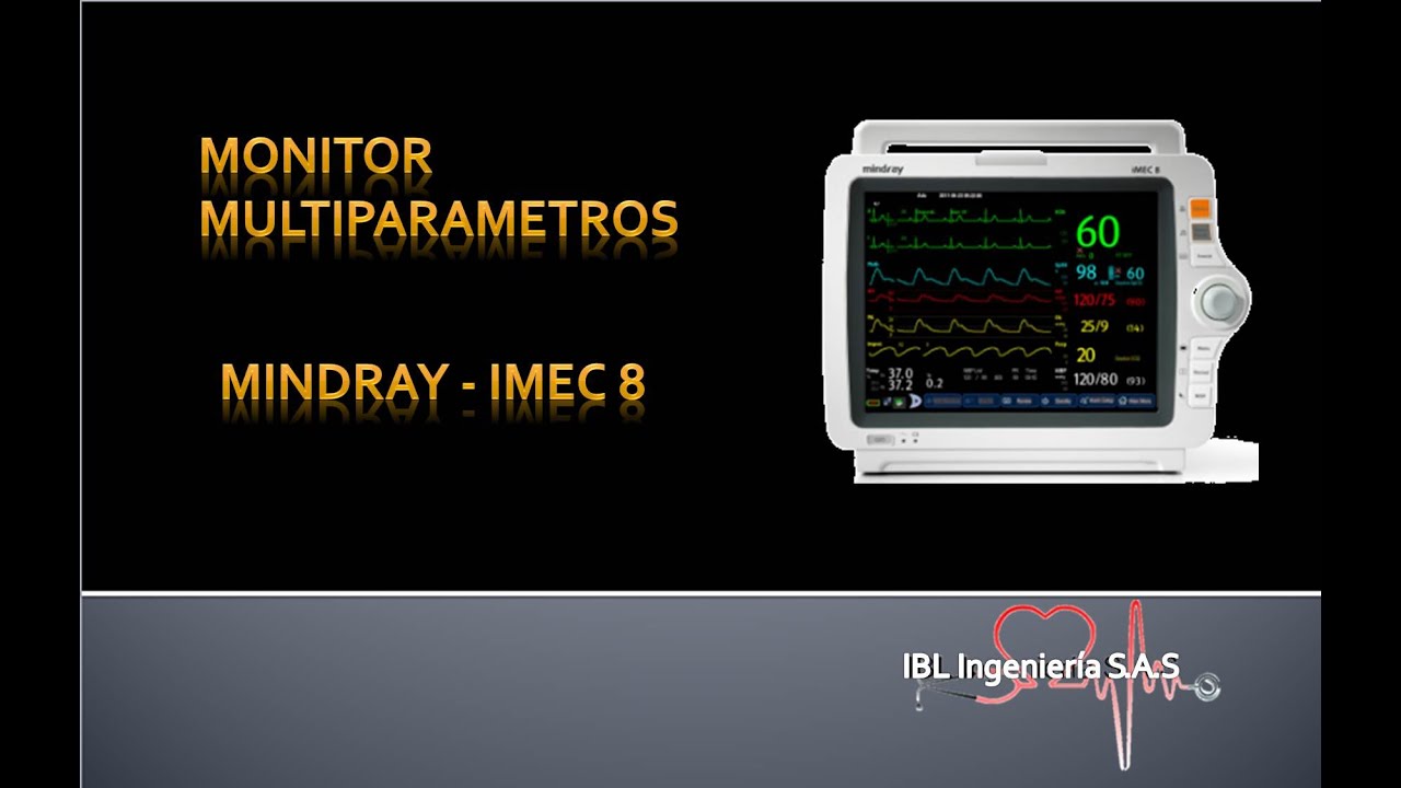 Funcionamiento Ecg Monitor Imec 8 Youtube