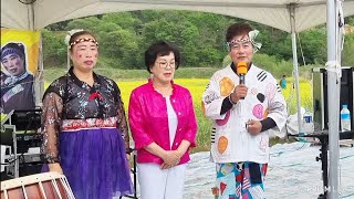 신호등공연단 진안 유채꽃 축제 보라품바 동수품바 가수 금순이(호롱불) 그대사랑(가수오은경)어쩌나요(가수한초성)당신뿐(캔디품바)오이소보이소사이소(가수은아)ㅡ천사모ㅡ