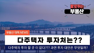 다주택자의 투자처는?? 다양한 부동산 규제에 투자 대안은 무엇일까?