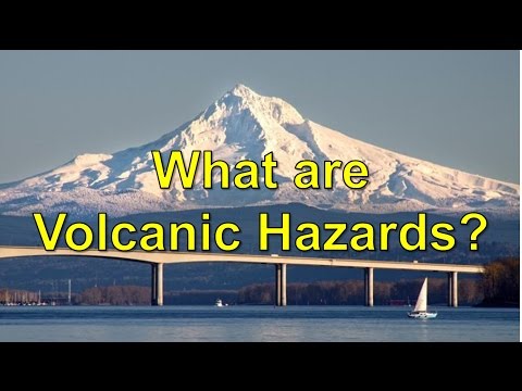 What are volcanic risks?