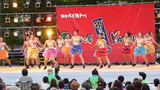 『桐女ダンス部「凰花」』　ダンス八木節（桐生八木節祭り） 2018.08.05