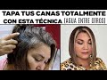 Tapa tus canas totalmente con esta técnica (agua entre otros) | Betty Lazcano