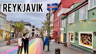 Reykjavik, Iceland 🇮🇸- Walking Tour (4K, 60fps) - June 8, 2023 (10:20pm, 9°C)